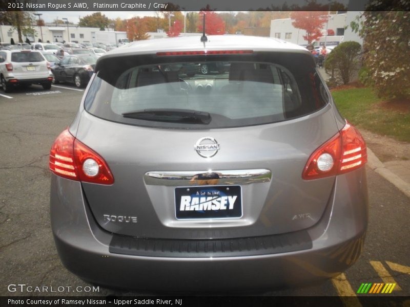 Platinum Graphite / Gray 2012 Nissan Rogue S AWD