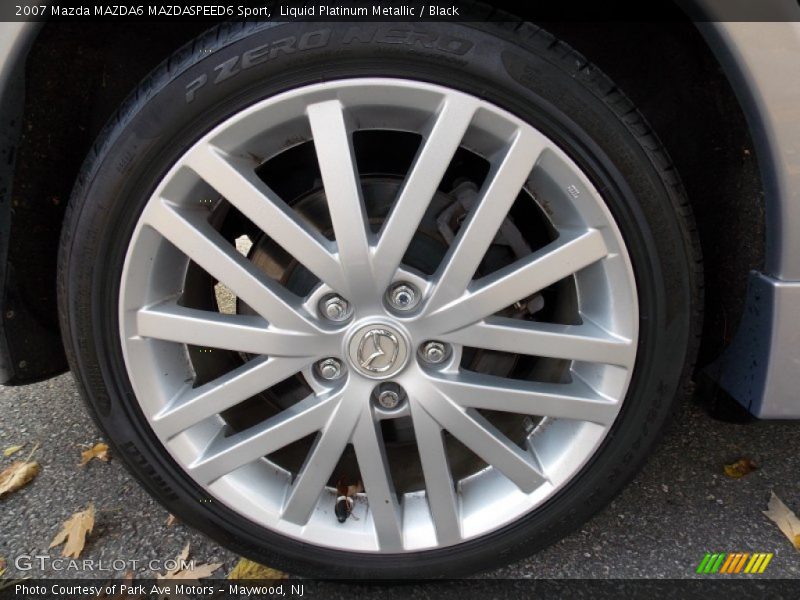 Liquid Platinum Metallic / Black 2007 Mazda MAZDA6 MAZDASPEED6 Sport