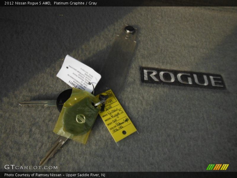 Platinum Graphite / Gray 2012 Nissan Rogue S AWD