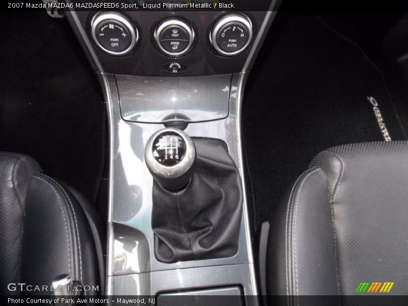 Liquid Platinum Metallic / Black 2007 Mazda MAZDA6 MAZDASPEED6 Sport