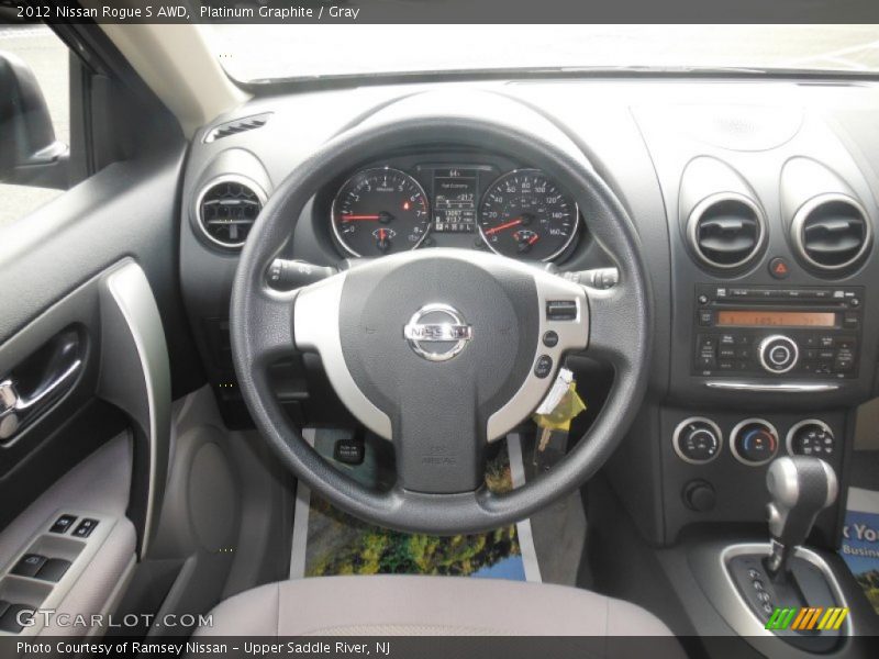 Platinum Graphite / Gray 2012 Nissan Rogue S AWD