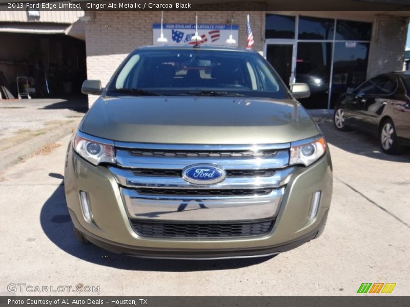 Ginger Ale Metallic / Charcoal Black 2013 Ford Edge Limited