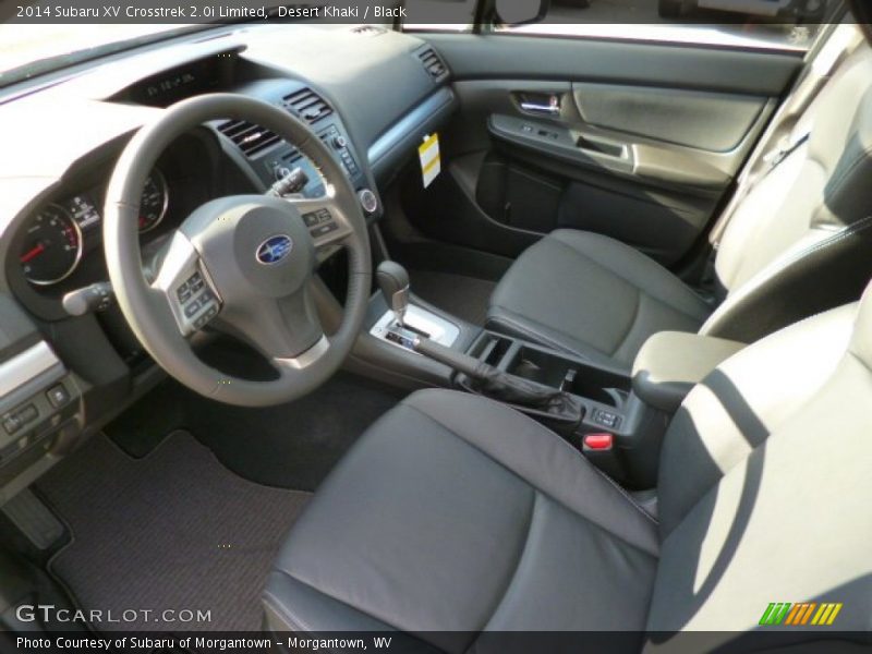 Black Interior - 2014 XV Crosstrek 2.0i Limited 