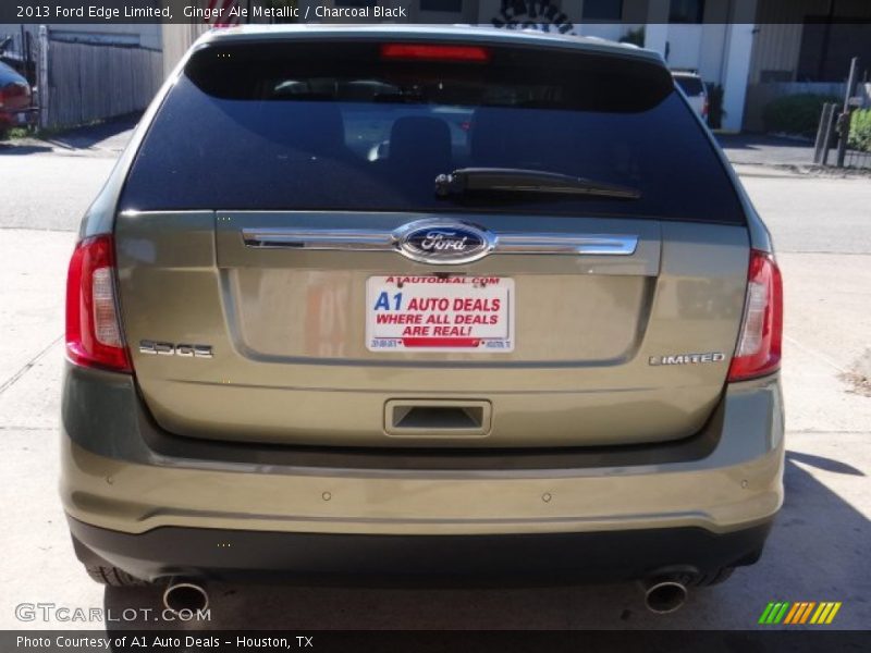 Ginger Ale Metallic / Charcoal Black 2013 Ford Edge Limited