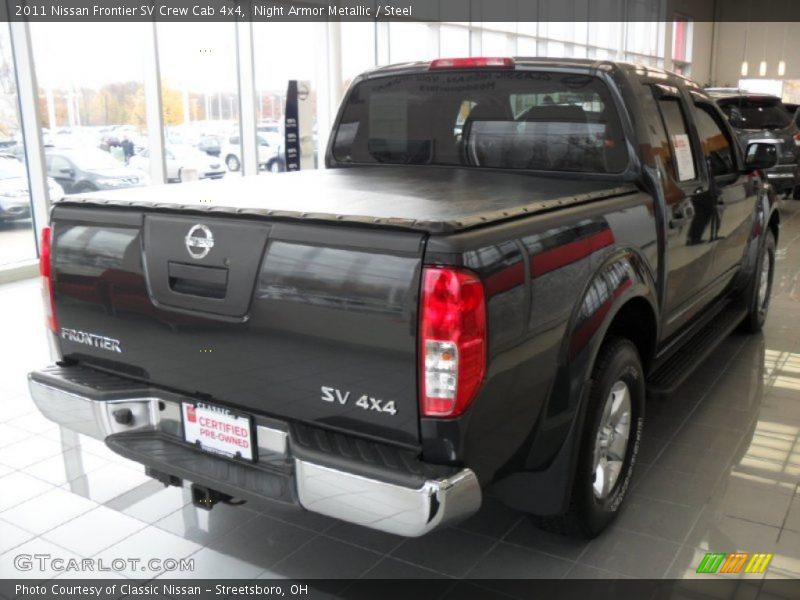 Night Armor Metallic / Steel 2011 Nissan Frontier SV Crew Cab 4x4
