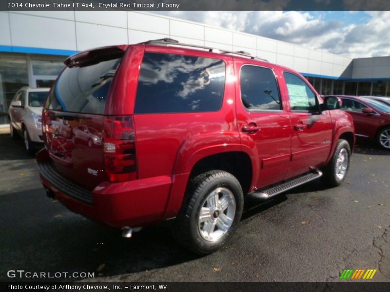 Crystal Red Tintcoat / Ebony 2014 Chevrolet Tahoe LT 4x4