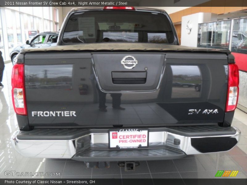 Night Armor Metallic / Steel 2011 Nissan Frontier SV Crew Cab 4x4