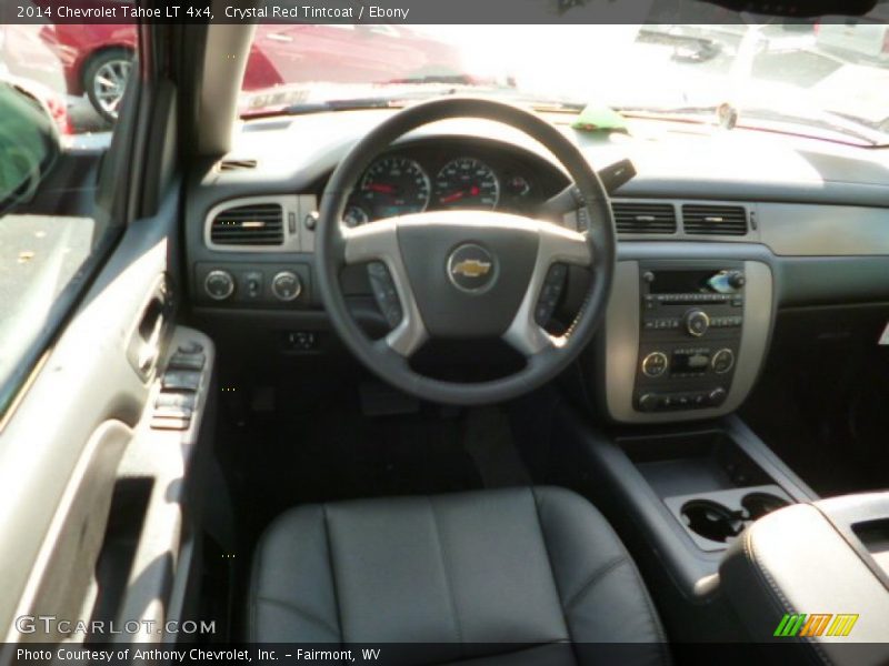 Crystal Red Tintcoat / Ebony 2014 Chevrolet Tahoe LT 4x4