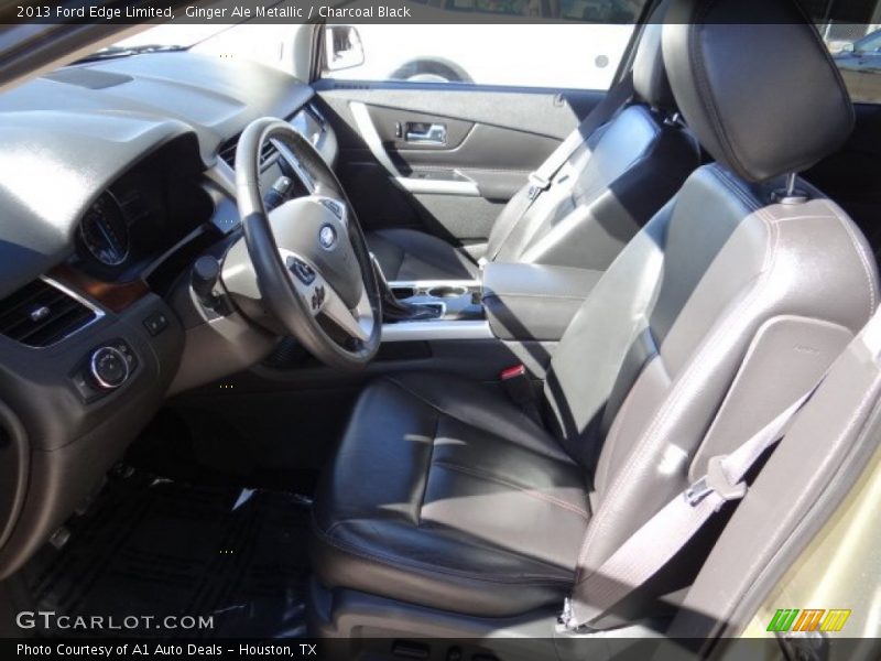 Ginger Ale Metallic / Charcoal Black 2013 Ford Edge Limited