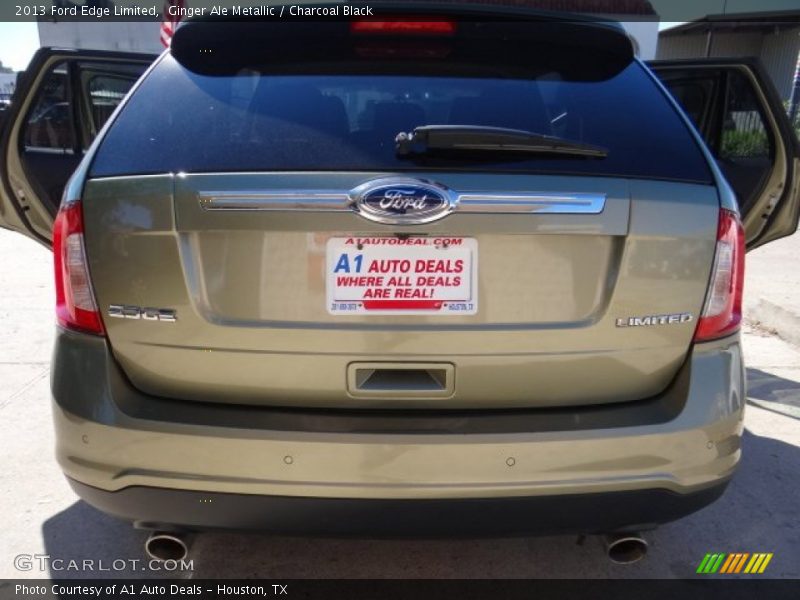 Ginger Ale Metallic / Charcoal Black 2013 Ford Edge Limited