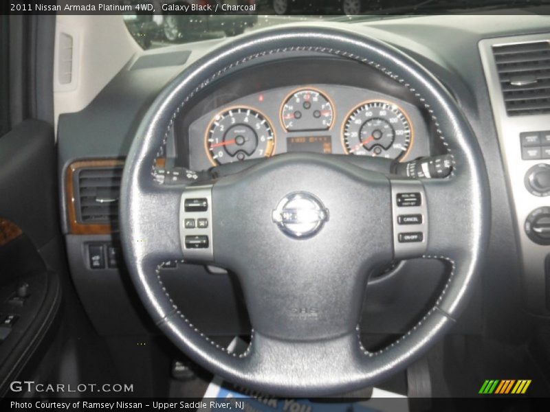 Galaxy Black / Charcoal 2011 Nissan Armada Platinum 4WD