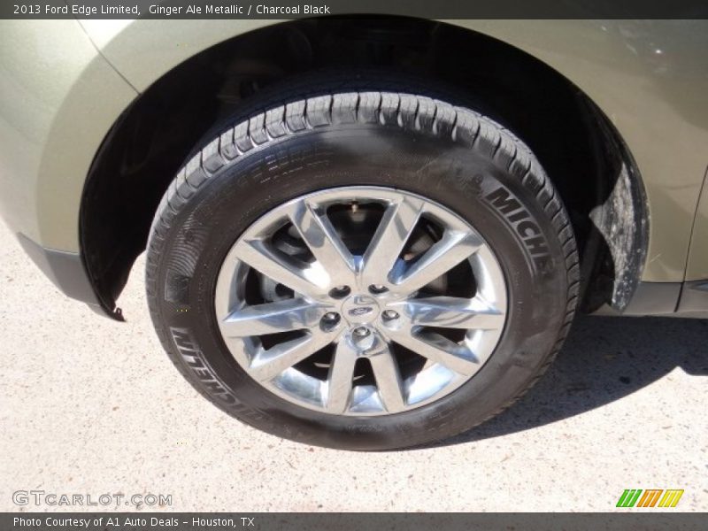 Ginger Ale Metallic / Charcoal Black 2013 Ford Edge Limited
