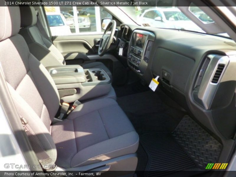 Silver Ice Metallic / Jet Black 2014 Chevrolet Silverado 1500 LT Z71 Crew Cab 4x4