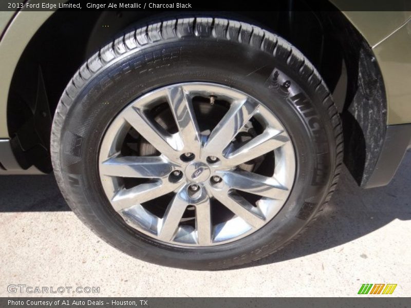 Ginger Ale Metallic / Charcoal Black 2013 Ford Edge Limited