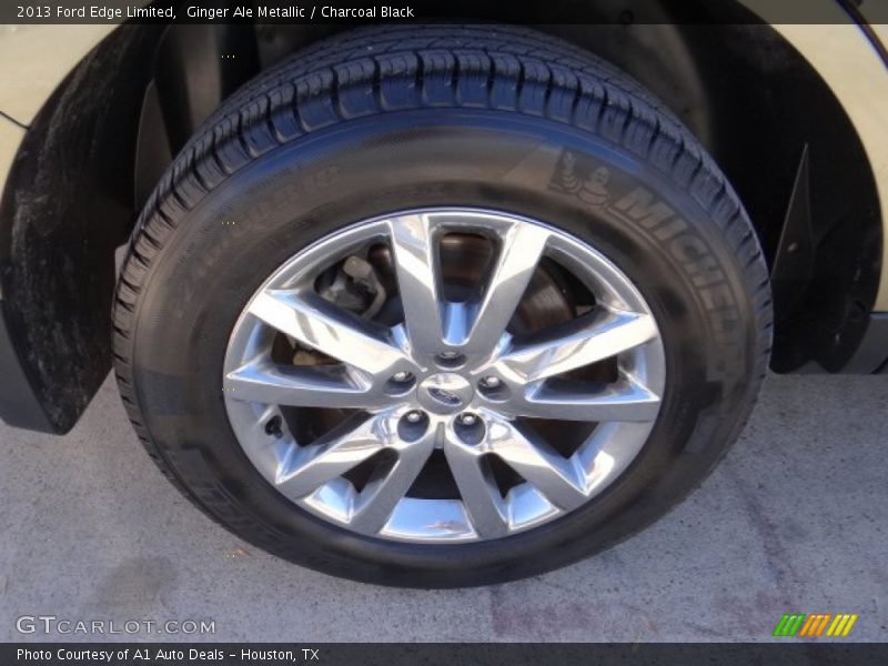 Ginger Ale Metallic / Charcoal Black 2013 Ford Edge Limited
