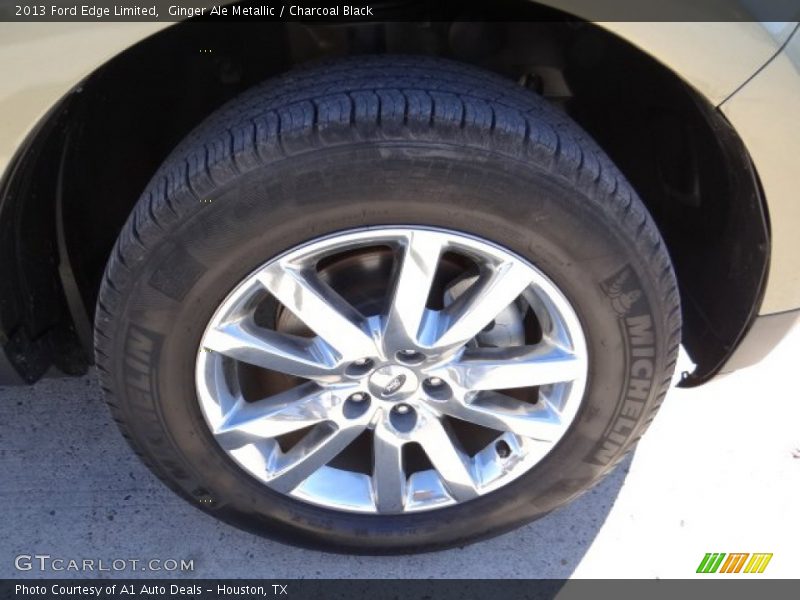 Ginger Ale Metallic / Charcoal Black 2013 Ford Edge Limited