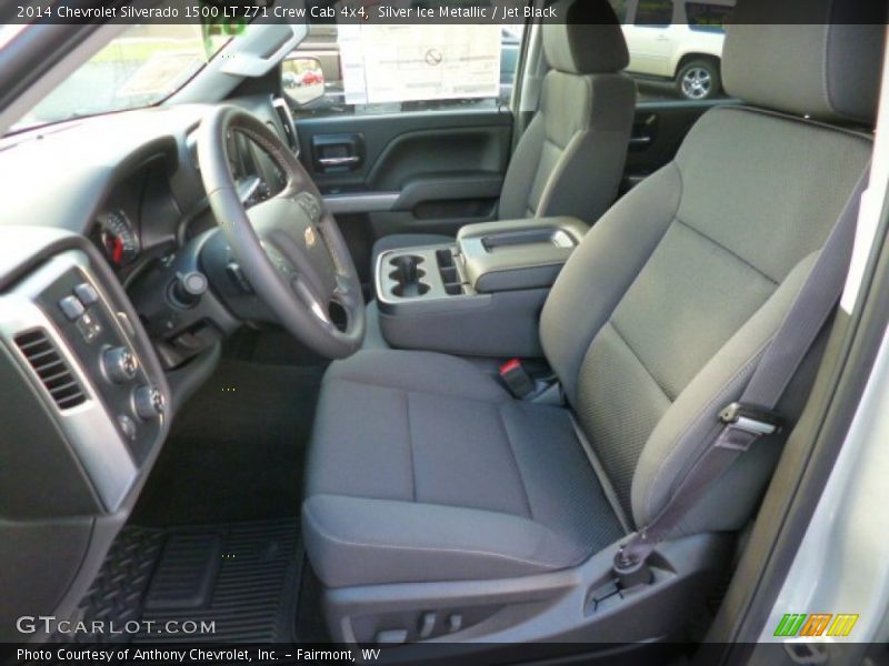 Silver Ice Metallic / Jet Black 2014 Chevrolet Silverado 1500 LT Z71 Crew Cab 4x4