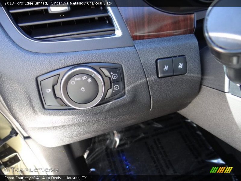 Ginger Ale Metallic / Charcoal Black 2013 Ford Edge Limited