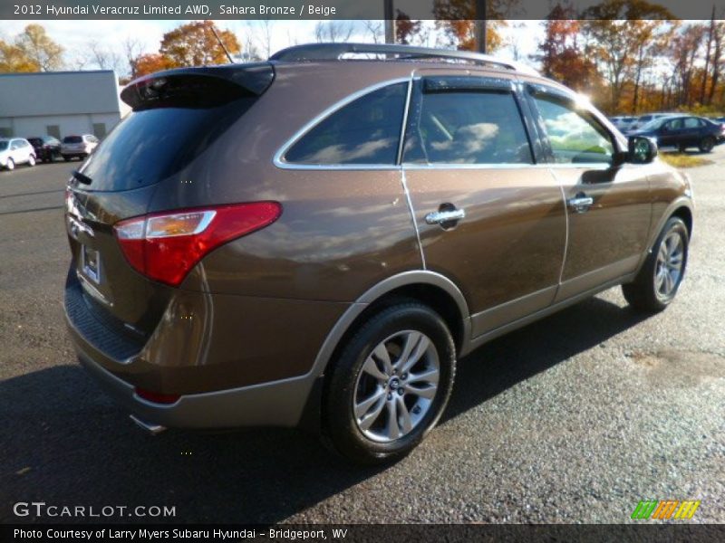 Sahara Bronze / Beige 2012 Hyundai Veracruz Limited AWD