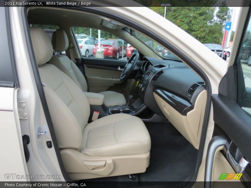 White Sand Beige / Beige 2011 Kia Sorento LX