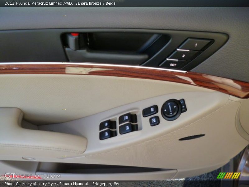 Sahara Bronze / Beige 2012 Hyundai Veracruz Limited AWD