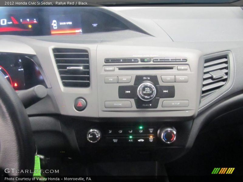 Rallye Red / Black 2012 Honda Civic Si Sedan