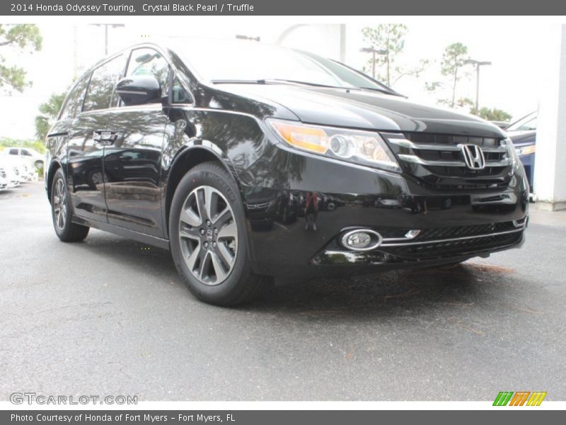 Crystal Black Pearl / Truffle 2014 Honda Odyssey Touring