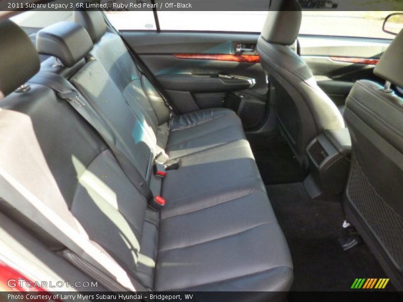 Ruby Red Pearl / Off-Black 2011 Subaru Legacy 3.6R Limited
