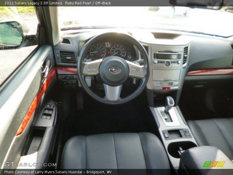 Ruby Red Pearl / Off-Black 2011 Subaru Legacy 3.6R Limited