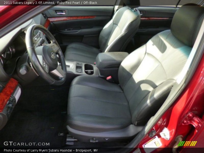 Ruby Red Pearl / Off-Black 2011 Subaru Legacy 3.6R Limited