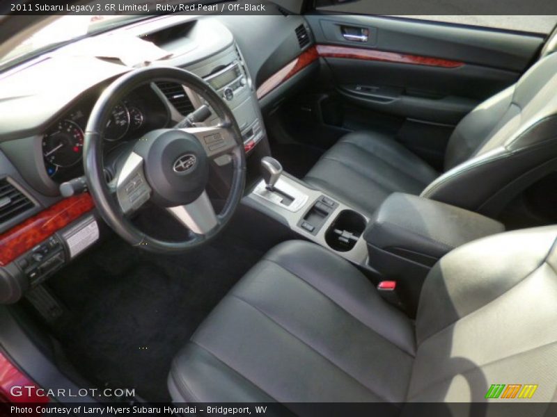 Ruby Red Pearl / Off-Black 2011 Subaru Legacy 3.6R Limited