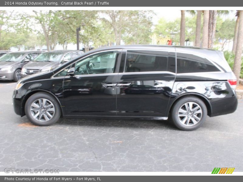 Crystal Black Pearl / Truffle 2014 Honda Odyssey Touring