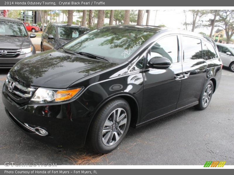 Crystal Black Pearl / Truffle 2014 Honda Odyssey Touring