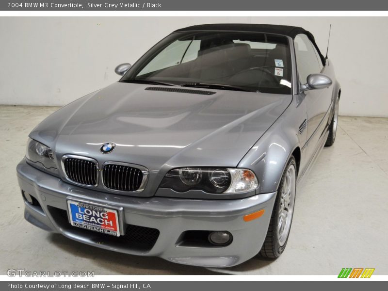 Silver Grey Metallic / Black 2004 BMW M3 Convertible