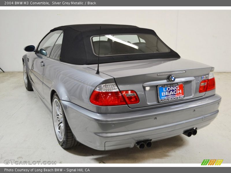 Silver Grey Metallic / Black 2004 BMW M3 Convertible