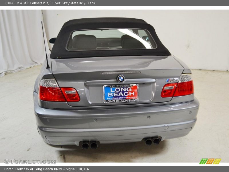 Silver Grey Metallic / Black 2004 BMW M3 Convertible