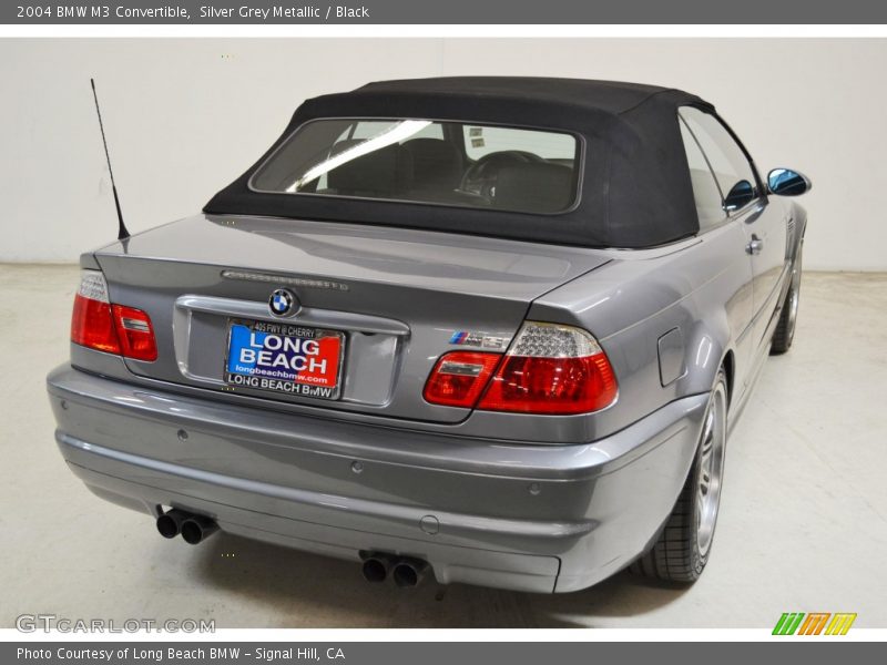 Silver Grey Metallic / Black 2004 BMW M3 Convertible