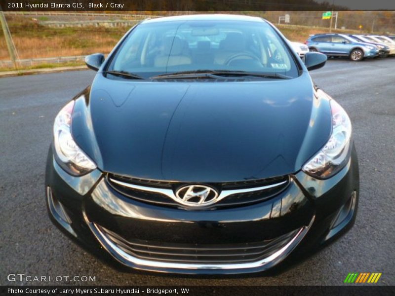 Black / Gray 2011 Hyundai Elantra GLS