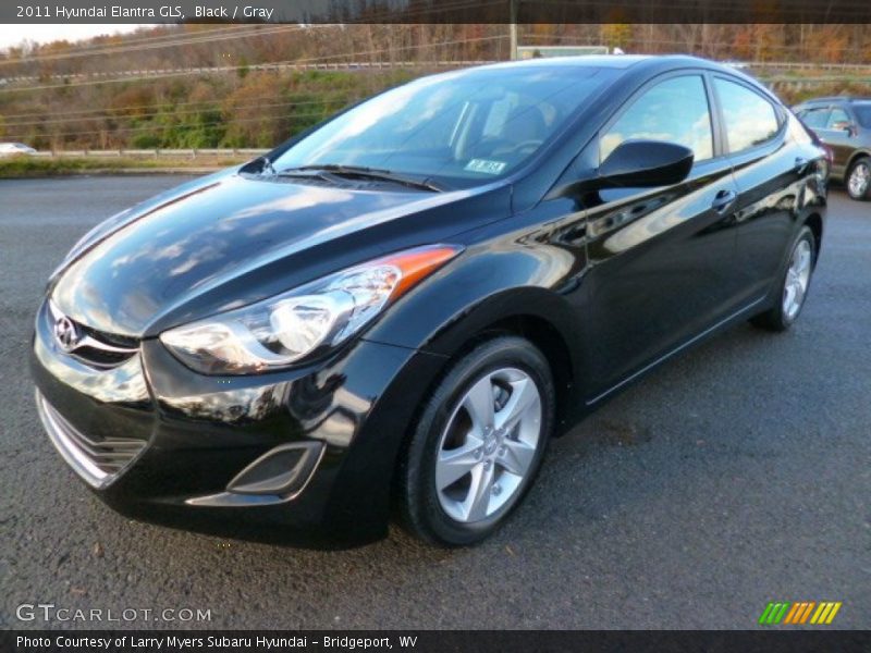 Black / Gray 2011 Hyundai Elantra GLS