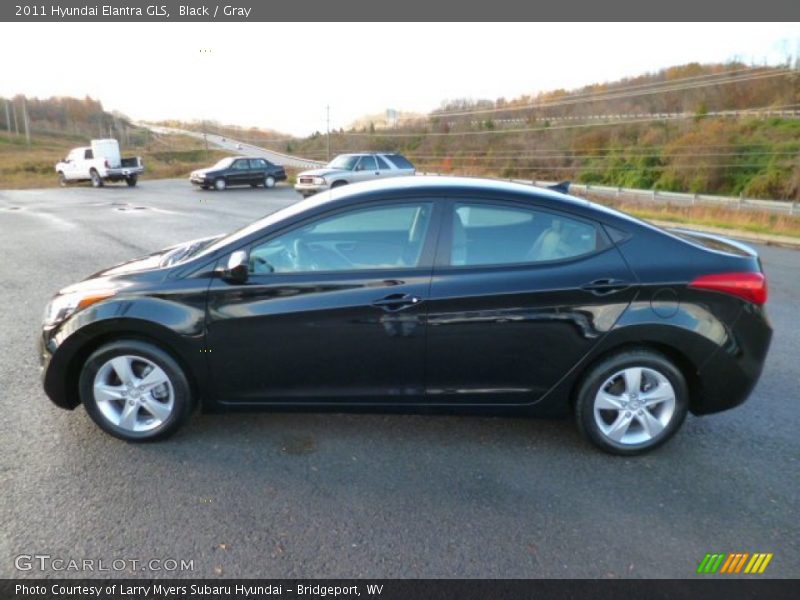 Black / Gray 2011 Hyundai Elantra GLS