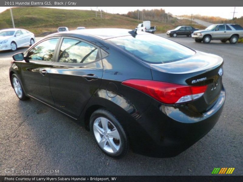 Black / Gray 2011 Hyundai Elantra GLS
