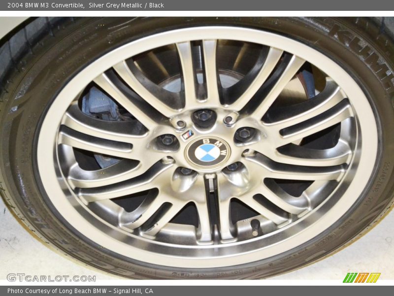 Silver Grey Metallic / Black 2004 BMW M3 Convertible