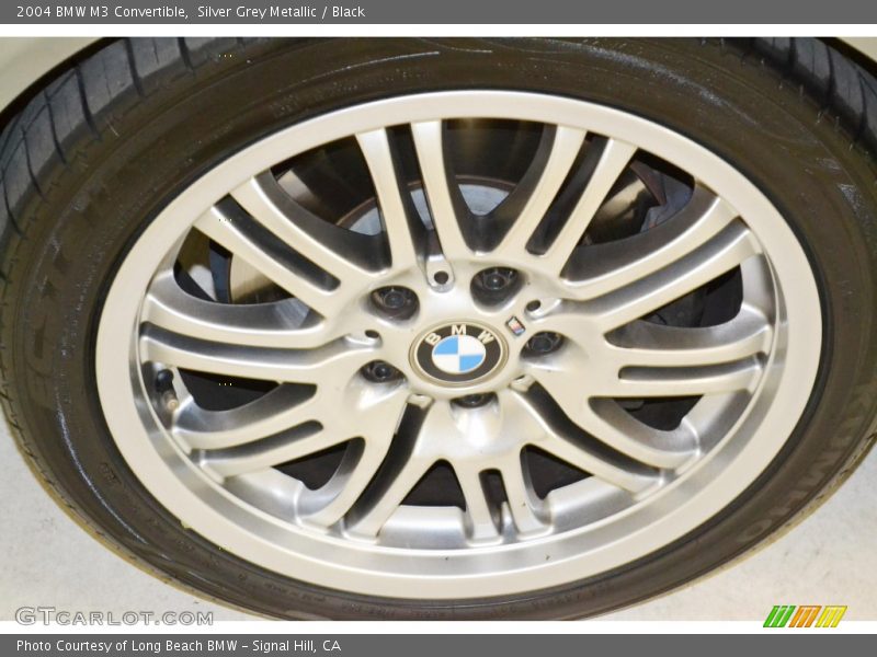 Silver Grey Metallic / Black 2004 BMW M3 Convertible