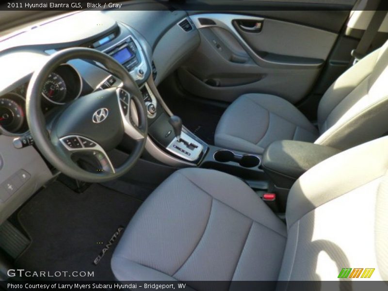 Black / Gray 2011 Hyundai Elantra GLS