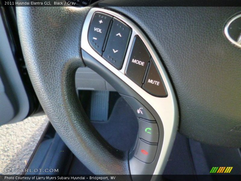 Black / Gray 2011 Hyundai Elantra GLS