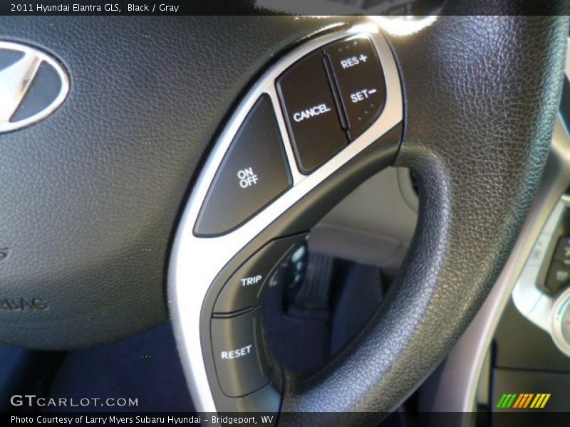 Black / Gray 2011 Hyundai Elantra GLS