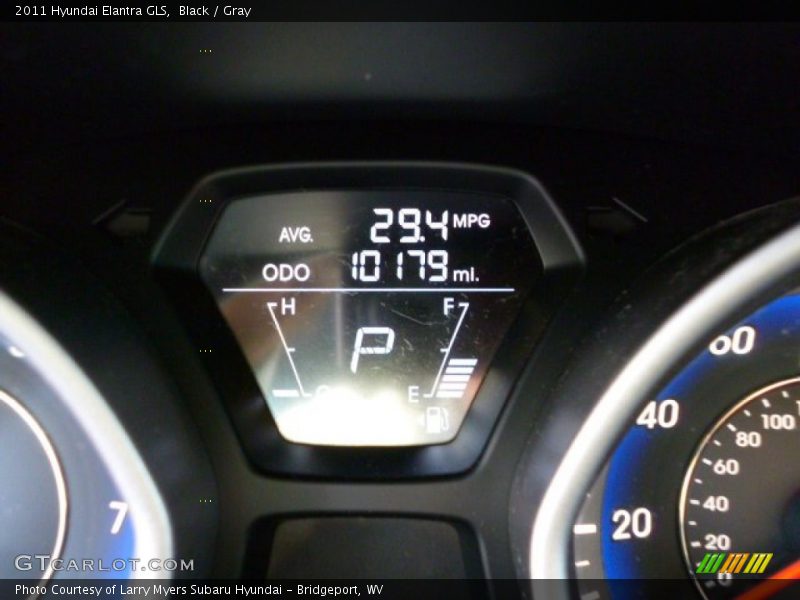 Black / Gray 2011 Hyundai Elantra GLS