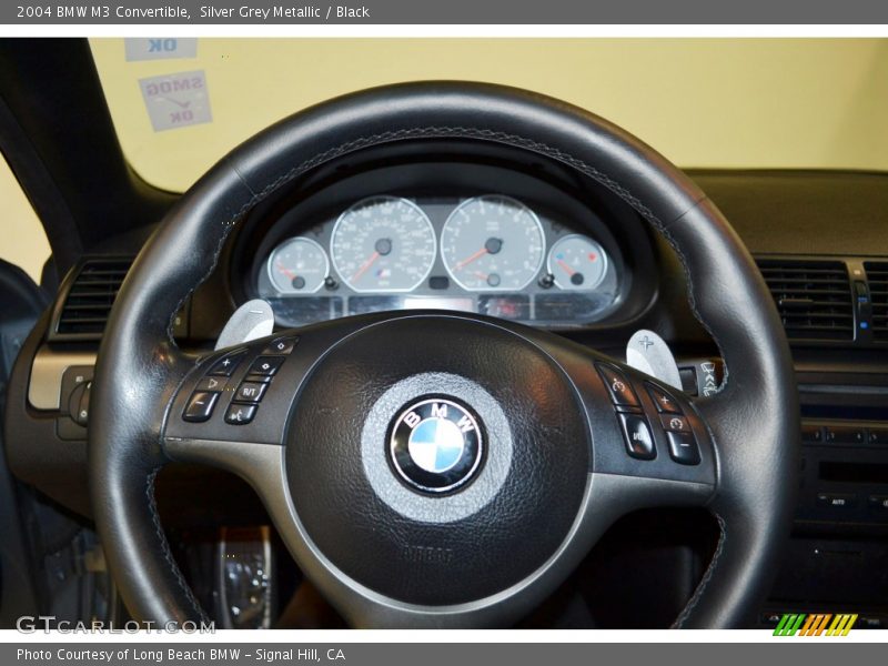 Silver Grey Metallic / Black 2004 BMW M3 Convertible