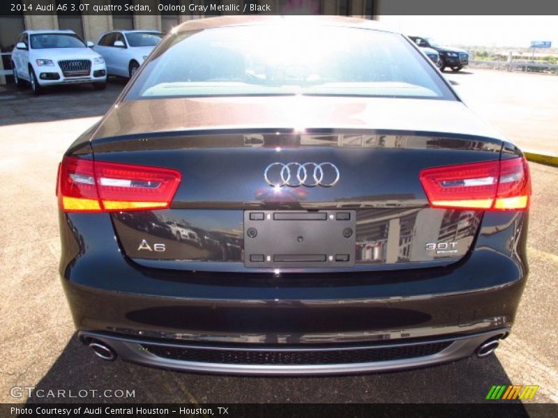 Oolong Gray Metallic / Black 2014 Audi A6 3.0T quattro Sedan