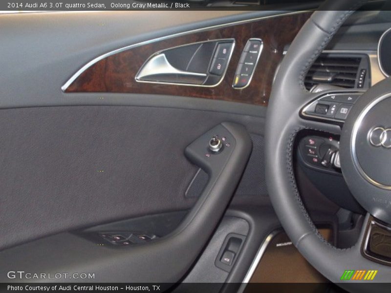 Oolong Gray Metallic / Black 2014 Audi A6 3.0T quattro Sedan